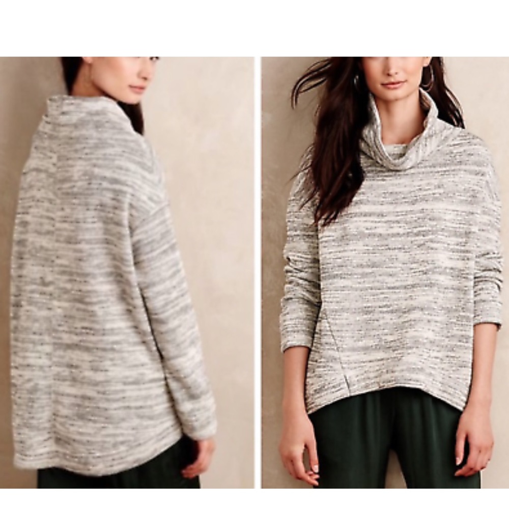 Saturday Sunday Cowl Neck Pullover Sweatshirt